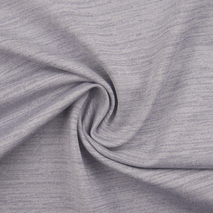 Sports fabric Textured Stripe-Dot Mélange Polyester Spandex Fabric