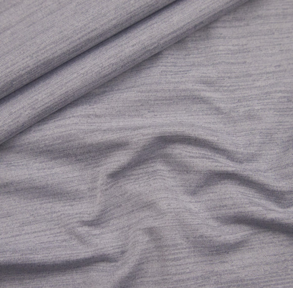 Sports fabric Textured Stripe-Dot Mélange Polyester Spandex Fabric