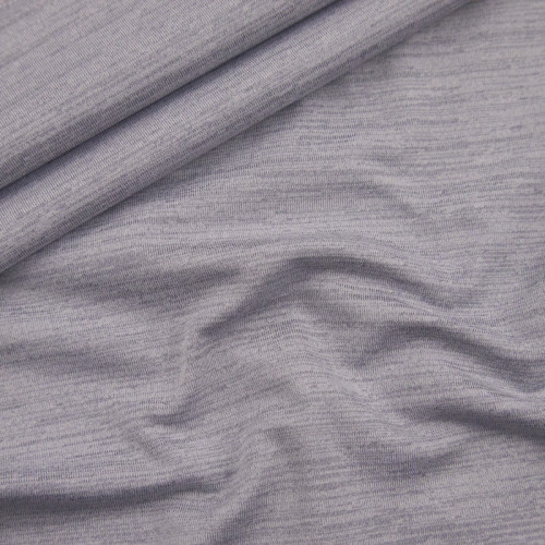 Sports fabric Textured Stripe-Dot Mélange Polyester Spandex Fabric