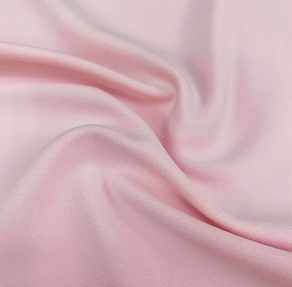 Sports fabric Cotton Like Polyester Lycra Warp Knit Fabric 270 GSM 60" Width Soft & Stretchy