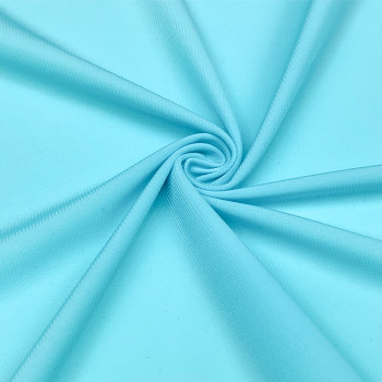 Double Knit Plain Nylon Spandex Fabric Semi Dull 40D Yarn 170 GSM