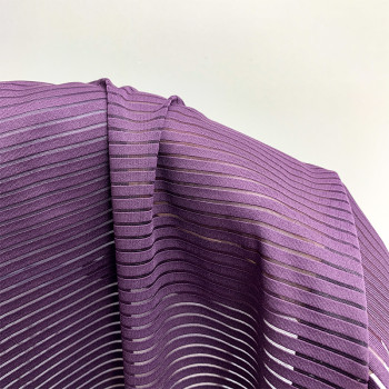 Weft Striped Polyester Spandex Fabric Lightweight 120–130 GSM 60