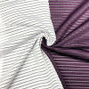 Weft-Striped Polyester Spandex Fabric – Lightweight 120–130 GSM, 60" Width
