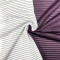 Weft Striped Polyester Spandex Fabric Lightweight 120–130 GSM 60
