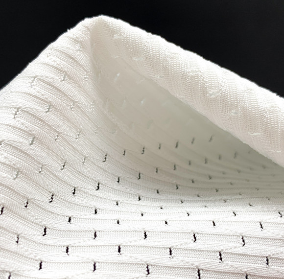 Warp-Knitted Shiny Breathable Mesh Fabric – Polyester Spandex, 260 GSM, 60" Width