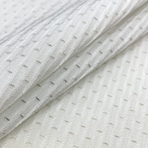 Warp Knitted Shiny Breathable Mesh Fabric Polyester Spandex 260 GSM 60