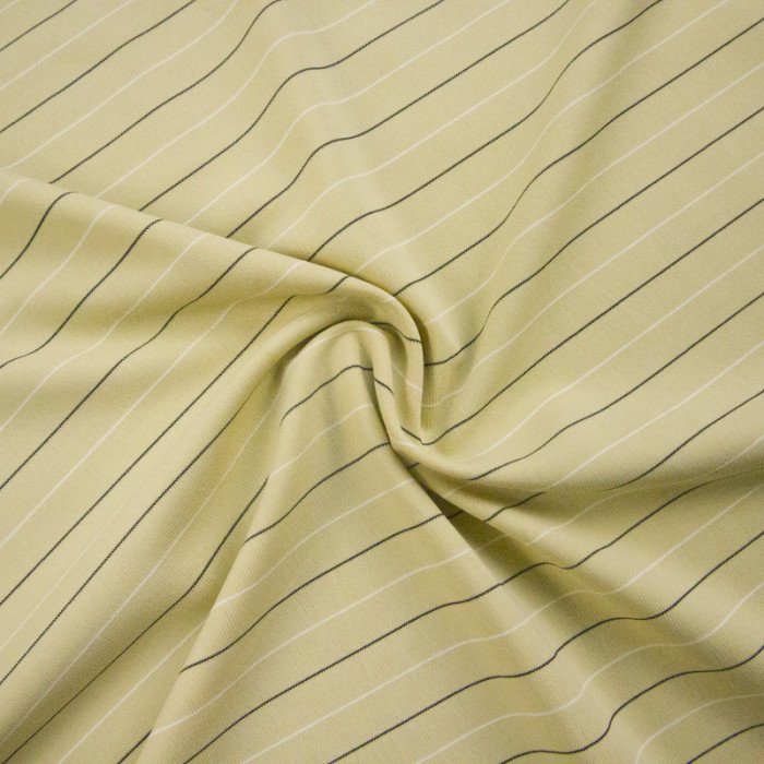 Matte Yarn-Dyed Stripe Nylon Spandex Fabric – 165 GSM, 165cm Width