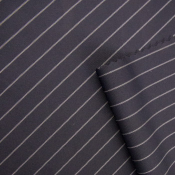 Warp Knitted Nylon Polyester Spandex Stripe Swimwear Fabric 175 GSM 165cm Width