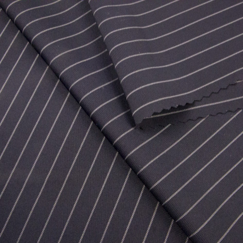 Warp Knitted Nylon Polyester Spandex Stripe Swimwear Fabric 175 GSM 165cm Width