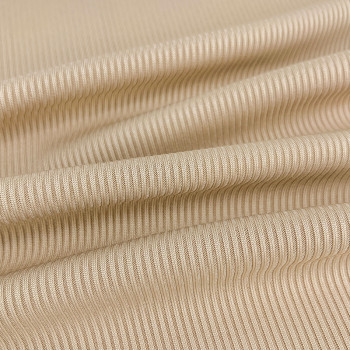 2×2 Heavy Polyester Rib Knit Fabric 250 GSM 165cm Width