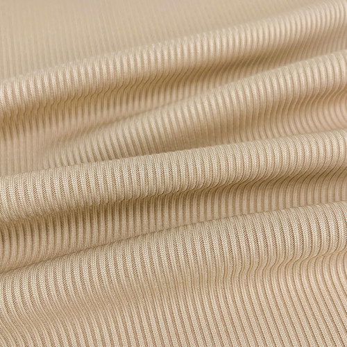 2×2 Heavy Polyester Rib Knit Fabric – 250 GSM, 165cm Width