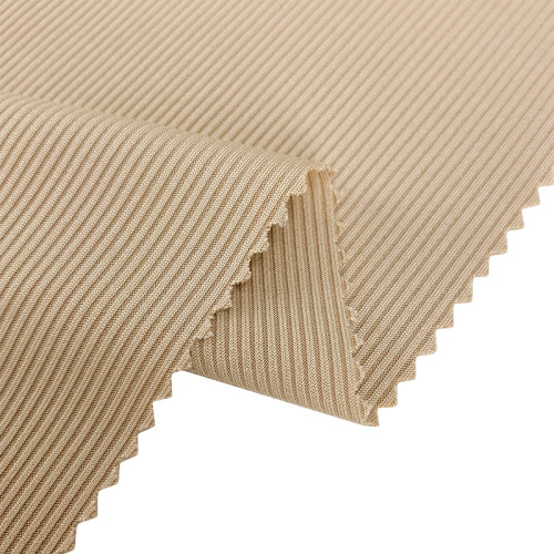 2×2 Heavy Polyester Rib Knit Fabric – 250 GSM, 165cm Width