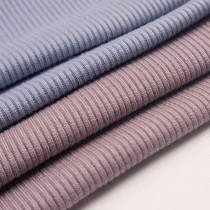 Rayon Spandex 2×2 Rib Knit Fabric Cuttable Without Hemming 180 GSM