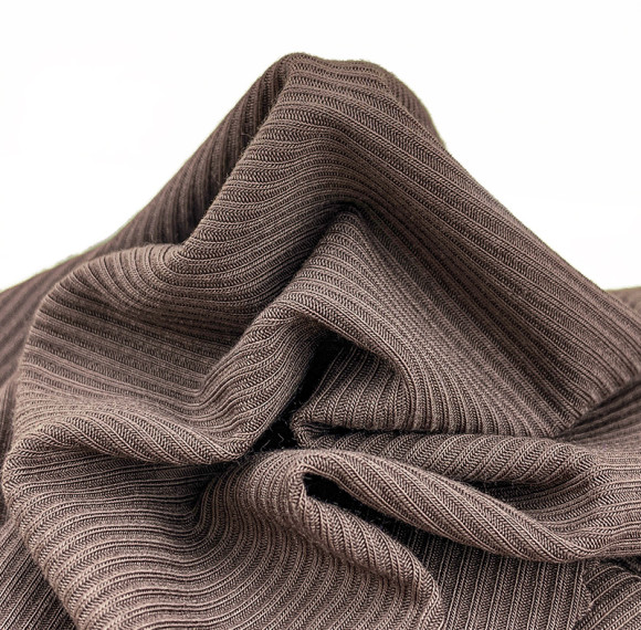 60s Lenzing Modal Spandex 2×2 Rib Knit Fabric – 175 GSM, 140cm Width