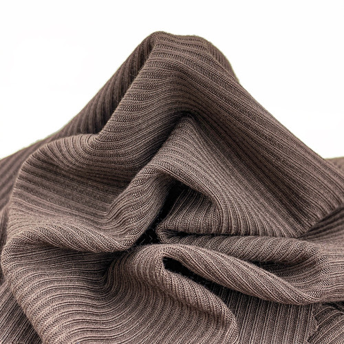 60s Lenzing Modal Spandex 2×2 Rib Knit Fabric – 175 GSM, 140cm Width
