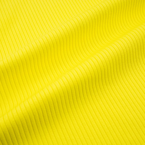 Heavyweight Polyester Spandex Rib Knit Fabric – 300 GSM, 140cm Width
