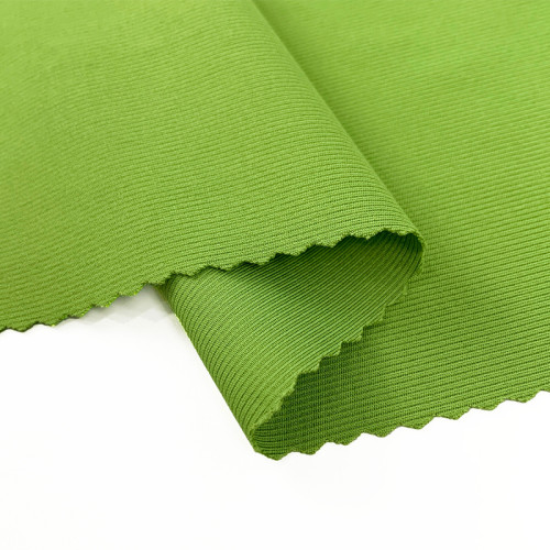 Germanium Infused High Stretch Functional Fabric 270 GSM Double Sided Rib Texture