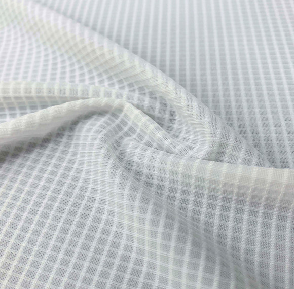 Warp Knitted Nylon Spandex Waffle Fabric 170 GSM Activewear Series
