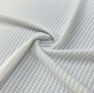 Warp Knitted Nylon Spandex Waffle Fabric 170 GSM Activewear Series