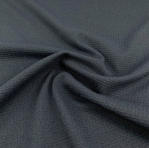 No Spandex Stretch Lightweight Polyester Mini Waffle Fabric – 110 GSM Breathable Series