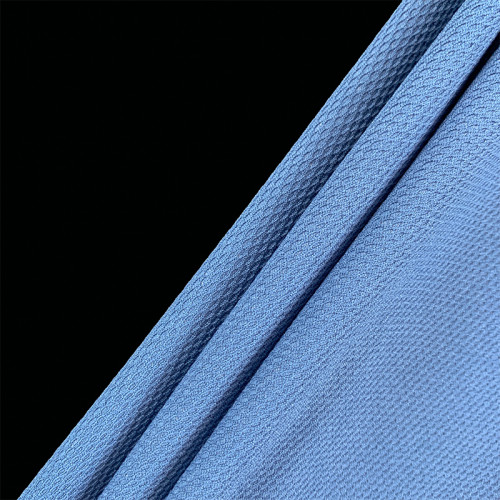Breathable Mesh Moisture Wicking Fabric 130gsm Polyester Blended