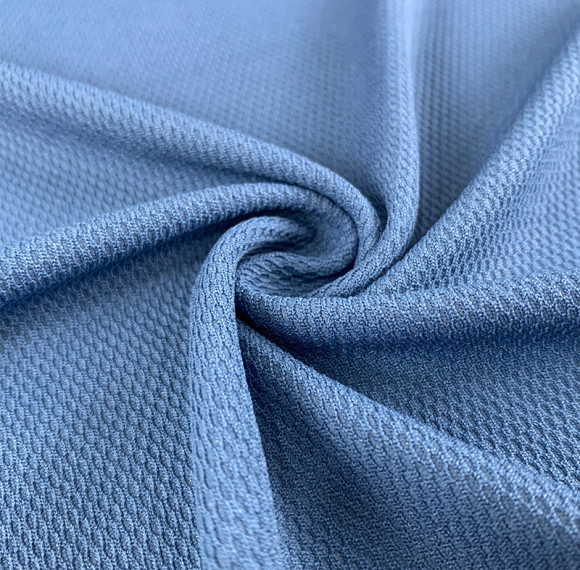 Breathable Mesh Moisture Wicking Fabric 130gsm Polyester Blended