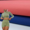 Full Dull Polyester Spandex Yoga Fabric 260gsm