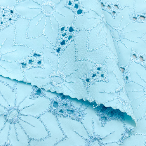 Matte Nylon Spandex Swimwear Fabric with Embroidery – 190gsm, 150cm