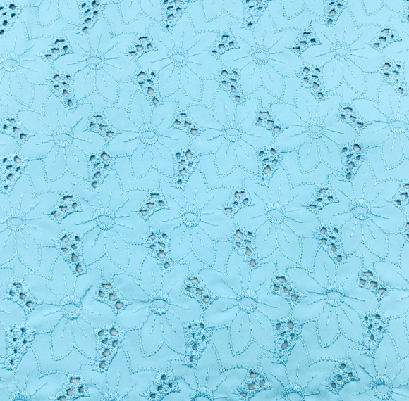 Matte Nylon Spandex Swimwear Fabric with Embroidery – 190gsm, 150cm