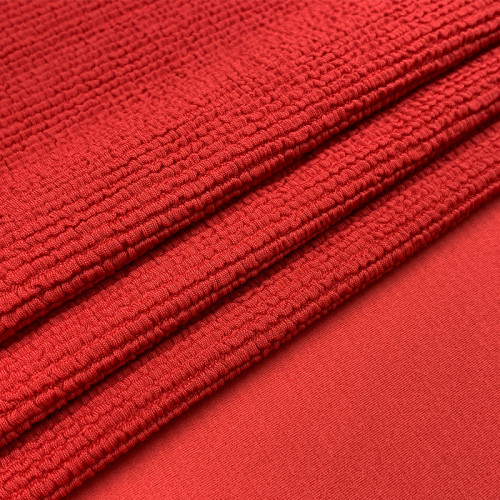 Textured Jacquard Nylon Spandex Bubble Fabric – 330gsm, 110cm
