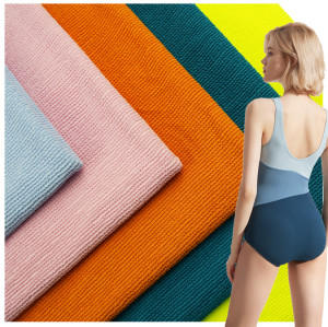 Textured Jacquard Nylon Spandex Bubble Fabric – 330gsm, 110cm