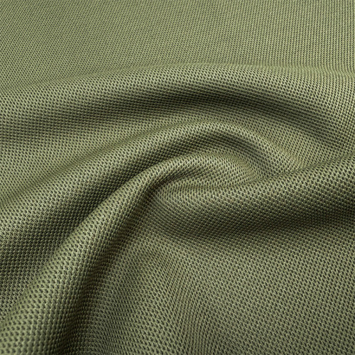 No Spandex Stretch Lightweight 100% Polyester Mini Waffle Fabric Breathable Moisture Wicking Cloth 135 GSM