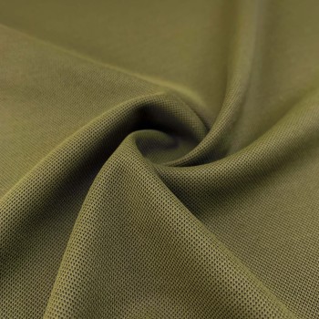 Non Spandex Stretch Fabric Lightweight Textured Pique Mesh Polyester Fabric 135gsm 175cm