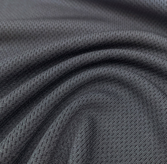 Unidirectional Moisture Wicking Birdseye Mesh Polyester Fabric 155gsm 185cm