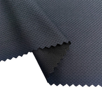 Unidirectional Moisture Wicking Birdseye Mesh Polyester Fabric 155gsm 185cm