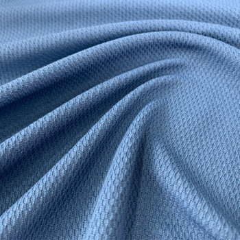 No Trace of Sweat One Way Moisture Conducting Grooved Mesh Polyester  Fabric 130gsm 155cm