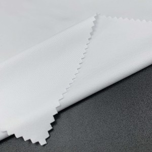 Quick Dry Antibacterial Single Jersey Polyester Spandex  Fabric with UPF50+ 210gsm 158cm