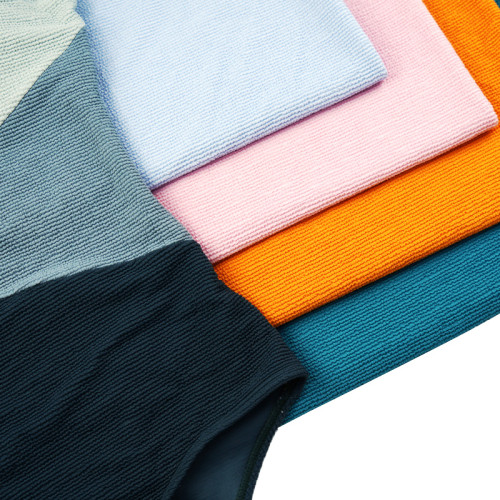 Textured Jacquard Nylon Spandex Bubble Fabric 330gsm 110cm