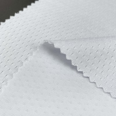Polyester Mesh Breathable Moisture Wicking Fabric 250gsm 155cm