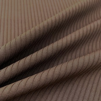 High Hollow Fiber Thermal Insulation Brushed Polyester Spandex Fabric 250gsm 152cm