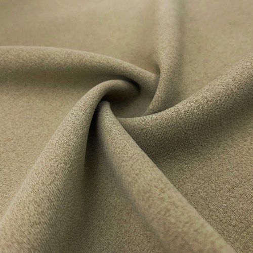 Non Stretch Fine Ribbed Fleece Polyester Fabric 310gsm 158cm