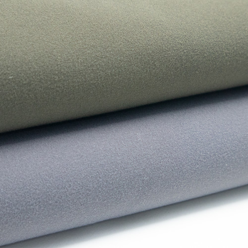 Polyester Elastane 50D Semi Dull Double Face Brushed Naked Feel Fabric 230gsm 152cm
