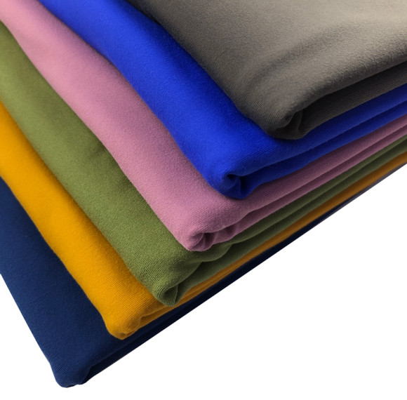 Polyester Elastane 50D Semi Dull Double Face Brushed Naked Feel Fabric 230gsm 152cm