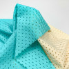 Nylon Spandex Large Hole Plain Weave Double Stretch Mesh Fabric 180gsm 157cm