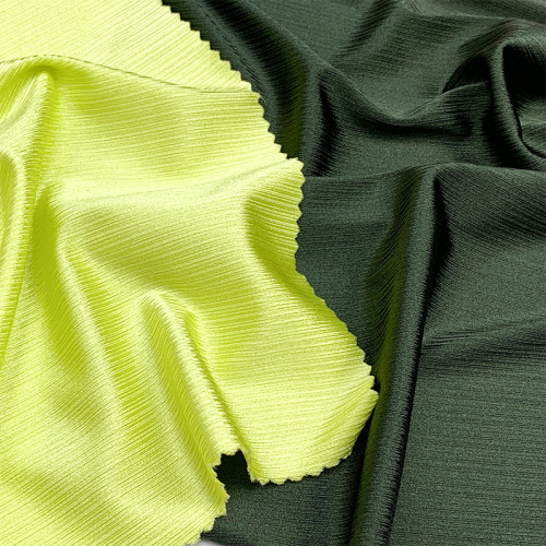 Polyester Spandex Bright Finish Filament Double Stretch Fabric 170gsm 165cm