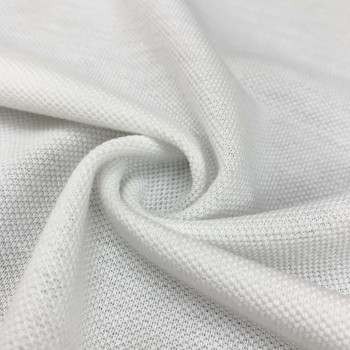 Moisture Wicking Cotton Polyester Pique Mesh Fabric 200gsm 185cm Moisture Wicking Cotton Polyester Pique Mesh Fabric 200gsm 185cm