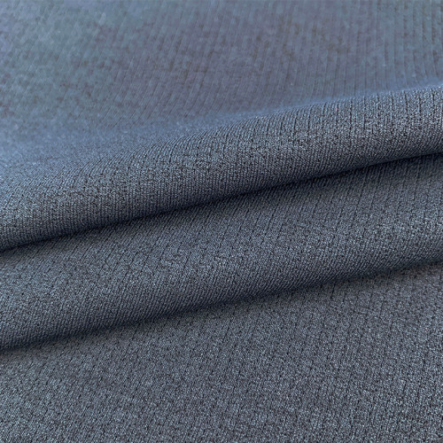 Polyester Thermal Heat Generation 4 Way Stretch Double Face Knit Fabric 230gsm 160cm