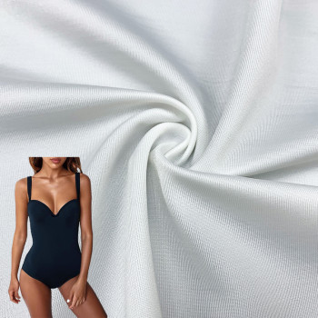 Polyester Spandex Semi-Dull Double-Knit Stretch Fabric