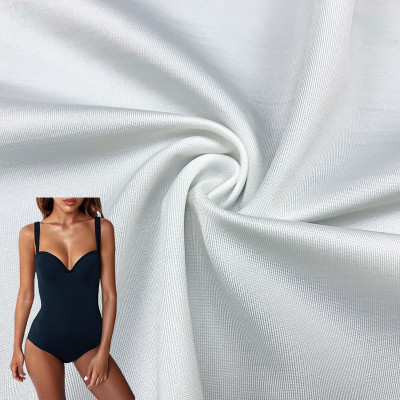 Polyester Spandex Semi-Dull Double-Knit Stretch Fabric