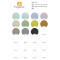 Nylon Polyester Spandex Cotton-Like Heather Gray Blended Yarn Fabric 300gsm 165cm